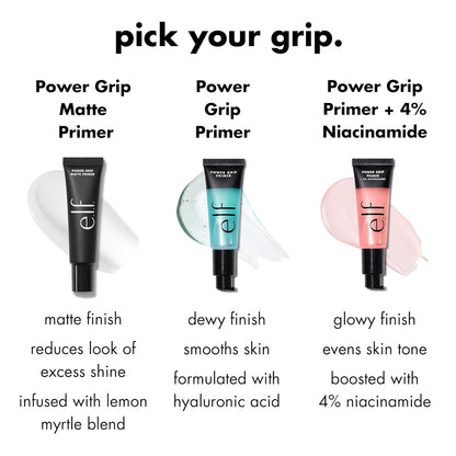 Power Grip Primer, Gel-Based & Hydrating Face Primer for Smoothing Skin & Gripping Makeup, Moisturizes & Primes, 0.811 Fl Oz (24 Ml.)