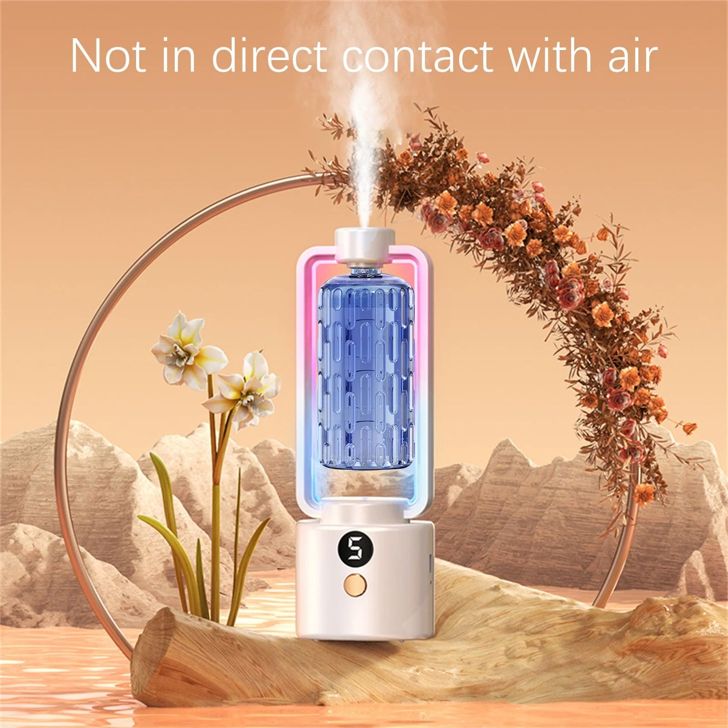 Essential Oil Diffusers, Automatic Aromatherapy Machine, Hotel Aromatherapy Machine, Humidifier (Digital Display Model，Containing Essential Oil: 50Ml)