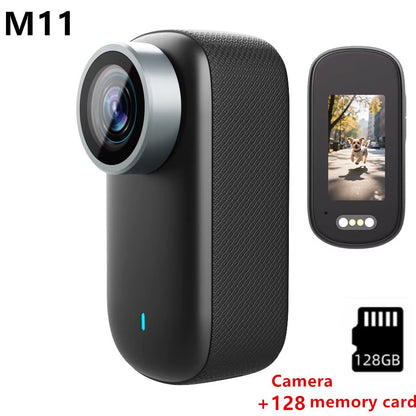 4K Pixel Cat and Dog Pet Camera, Mini Thumb Camera, Outdoor Bicycle Camera, Motorcycle Wide-Angle Camera, Portable Helmet Camera