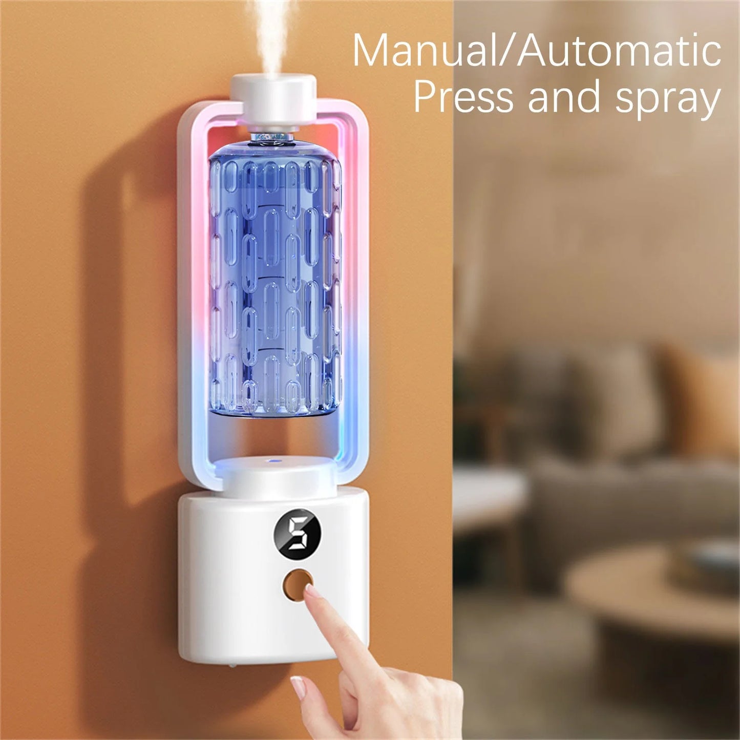 Essential Oil Diffusers, Automatic Aromatherapy Machine, Hotel Aromatherapy Machine, Humidifier (Digital Display Model，Containing Essential Oil: 50Ml)