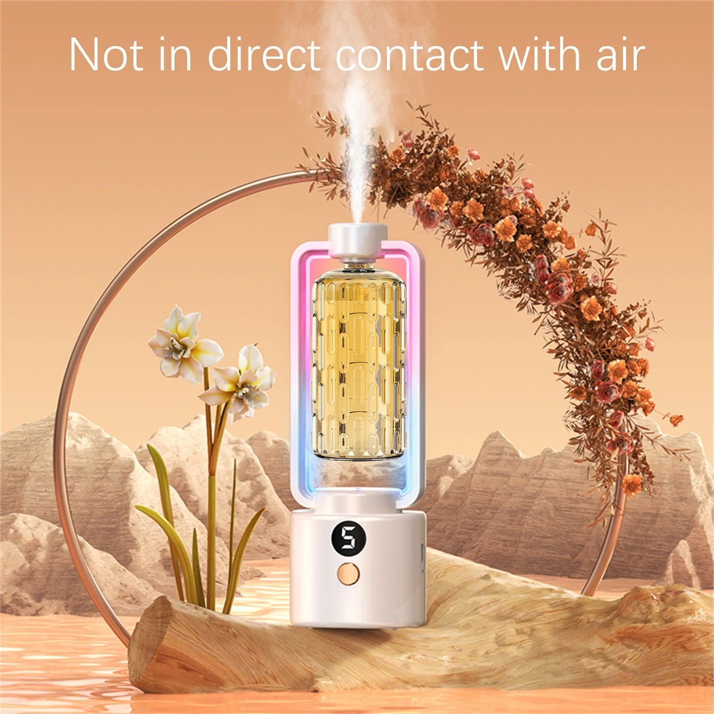 Essential Oil Diffusers, Automatic Aromatherapy Machine, Hotel Aromatherapy Machine, Humidifier (Digital Display Model，Containing Essential Oil: 50Ml)