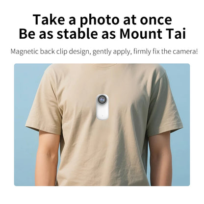 4K Pixel Cat and Dog Pet Camera, Mini Thumb Camera, Outdoor Bicycle Camera, Motorcycle Wide-Angle Camera, Portable Helmet Camera