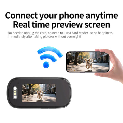 4K Pixel Cat and Dog Pet Camera, Mini Thumb Camera, Outdoor Bicycle Camera, Motorcycle Wide-Angle Camera, Portable Helmet Camera