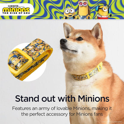 Dog Collar, Large, Yellow, More than a Minion| Gifts for  Fans and Their Pets | Officially Licensed Pet Products from Universal Studios