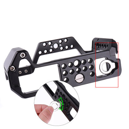 Camera Cage Aluminum DSLR Camera Cage Kit Support for Fuji XT4 Camera Cage Photography Camera Cage Camera Accessories