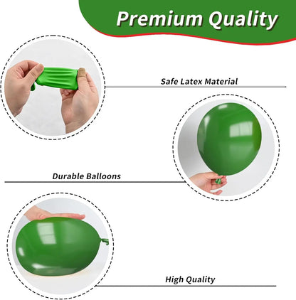 30PCS Red Green Balloon 10/12inch Christmas Balloon Set Gold White Latex Ballon for Christmas Decoration Birthday Party Supplies