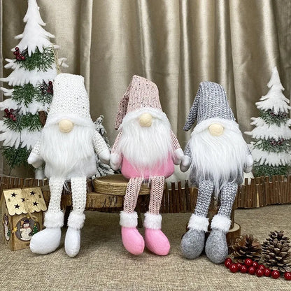 Christmas Decoration Supplies Nordic Style Decorative Dolls Christmas Decorations Faceless Elderly Dolls Window Display