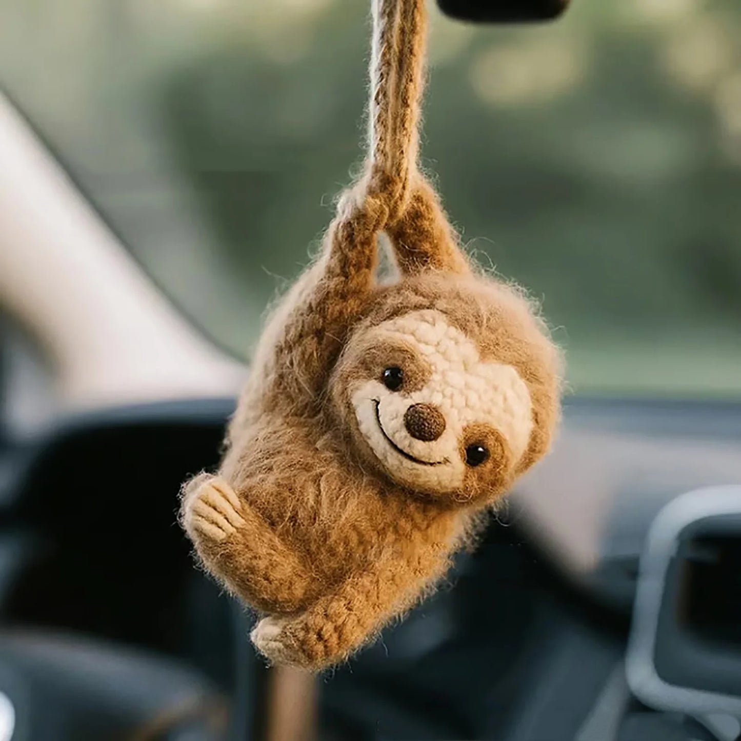 Christmas Sloth Gift Handmade Crochet Sloth In Gift Box For Home Decorations Car Decorative Items Festive Christmas Gifts