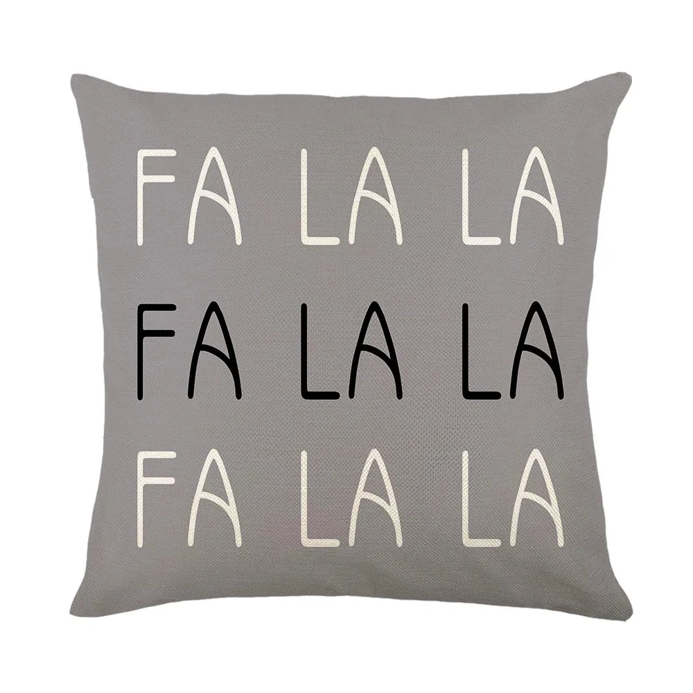 45x45cm Christmas Decoration Pillowcase Xmas Tree Elk Snowman Cottoon Pillow Case Happy New Year Cushion Cover 2024