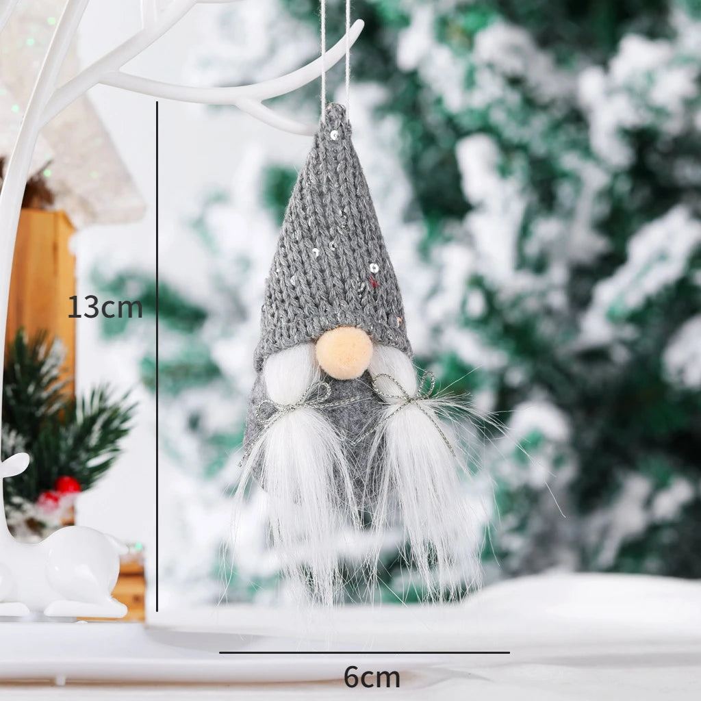 Christmas Plush Angel Girl Boy Dolls Xmas Tree Ornament Natal Noel Deco Christmas Decorations for Home New Year 2023 Kids Gifts