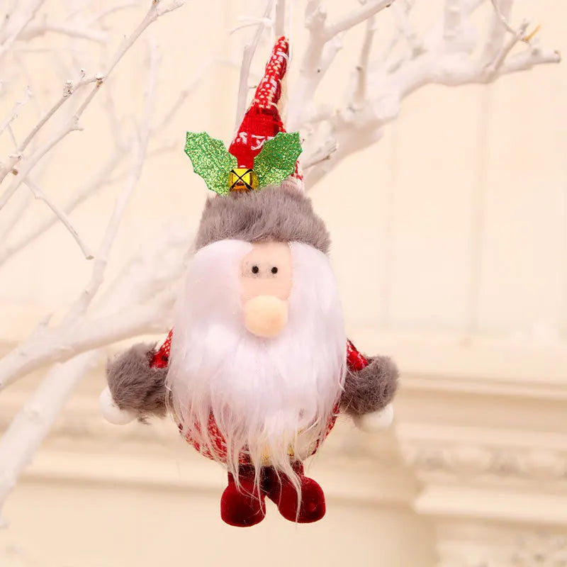 Navidad Natal Gift Snowman Doll Cloth Ornament Merry Christmas Decoration For Home 2021 Xmas Pendent New Year 2022