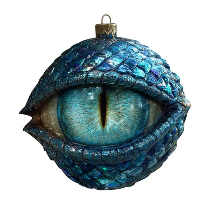 Dragon Eye Shaped Acrylic Christmas Ornament Dark Christmas Decoration Hanging Ornament Festive Atmosphere Item Christmas Gnome