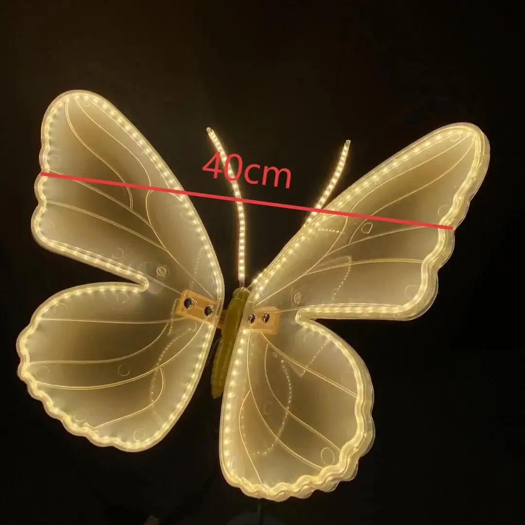 LED Butterflies (Automatic Opening-Closing, Realistic Light-Up Wings) | Perfect Decor for Weddings, Parties, Christmas