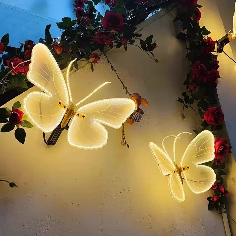 LED Butterflies (Automatic Opening-Closing, Realistic Light-Up Wings) | Perfect Decor for Weddings, Parties, Christmas