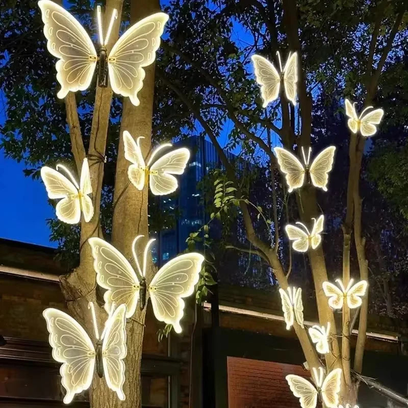 LED Butterflies (Automatic Opening-Closing, Realistic Light-Up Wings) | Perfect Decor for Weddings, Parties, Christmas