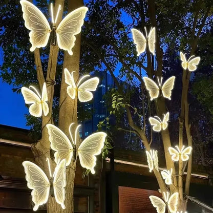 LED Butterflies (Automatic Opening-Closing, Realistic Light-Up Wings) | Perfect Decor for Weddings, Parties, Christmas