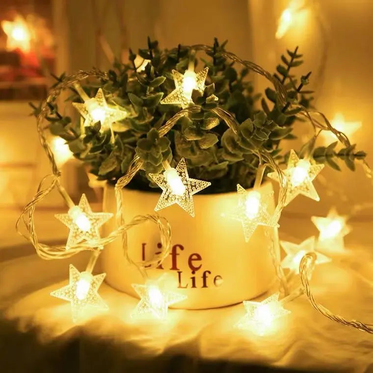 1.5-10m LED Crystal Ball Garland String Lights Indoor Decor Holiday Christmas Lamp 10/20/40/80 LED Fairy Lights Battery Operated