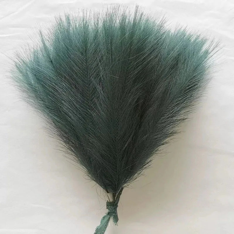 1/5/10/30pcs Artificial Flowers Artificial Pampas Grass High Quality Bouquet  Vase Decorations Wedding Decoration Room Decor