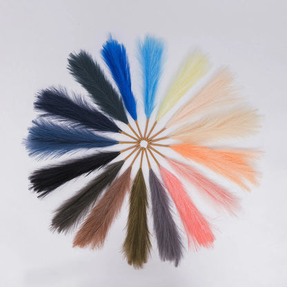 1/5/10/30pcs Artificial Flowers Artificial Pampas Grass High Quality Bouquet  Vase Decorations Wedding Decoration Room Decor