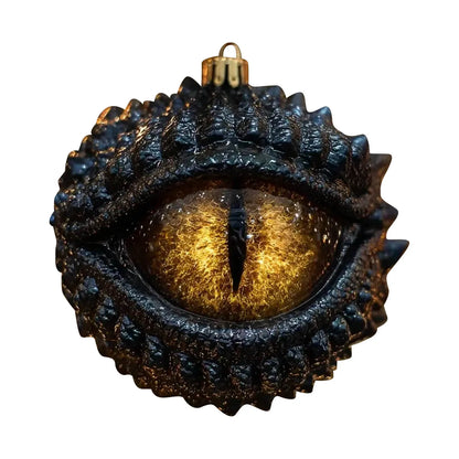 Dragon Eye Shaped Acrylic Christmas Ornament Dark Christmas Decoration Hanging Ornament Festive Atmosphere Item Christmas Gnome