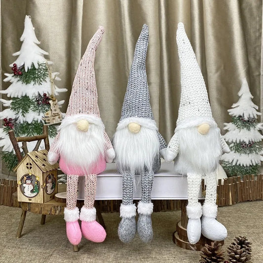 Christmas Decoration Supplies Nordic Style Decorative Dolls Christmas Decorations Faceless Elderly Dolls Window Display