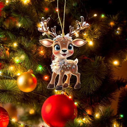 Christmas Decoration Deer Xmas Tree Elk Ornament Home Decor Reindeer Merry Christmas Gift Natal Navidad Noel New Year 2024
