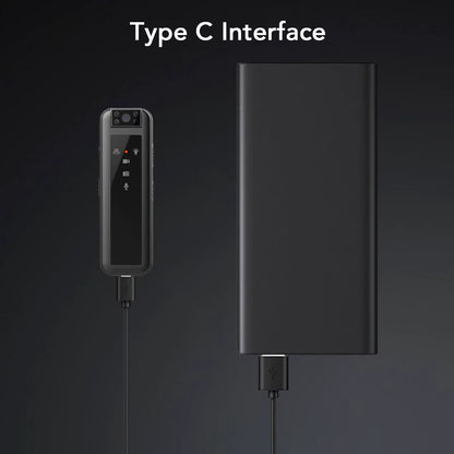 1080P Camera Video Recorder Wearable Video Camera with LED Indicator Light Clip Clip Camera Video Camera