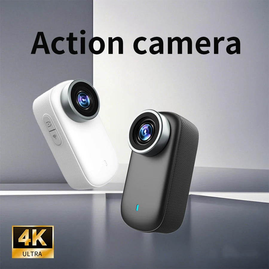 4K Pixel Cat and Dog Pet Camera, Mini Thumb Camera, Outdoor Bicycle Camera, Motorcycle Wide-Angle Camera, Portable Helmet Camera