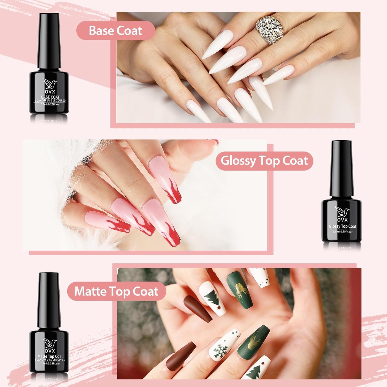 Poly Nail Extension Gel Kit - 10 Colors, Professional Acrylic Nail Art Kit for Beginners with UV Light and Tools